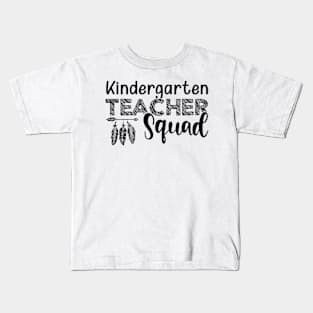 Kindergarten Teacher Squad Kids T-Shirt